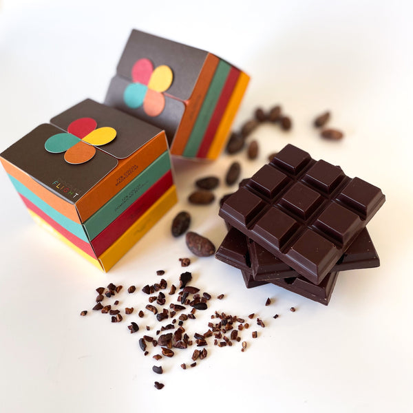 Gift Chocolate | Flight | 85% Organic Extra Dark Chocolate | Nibble