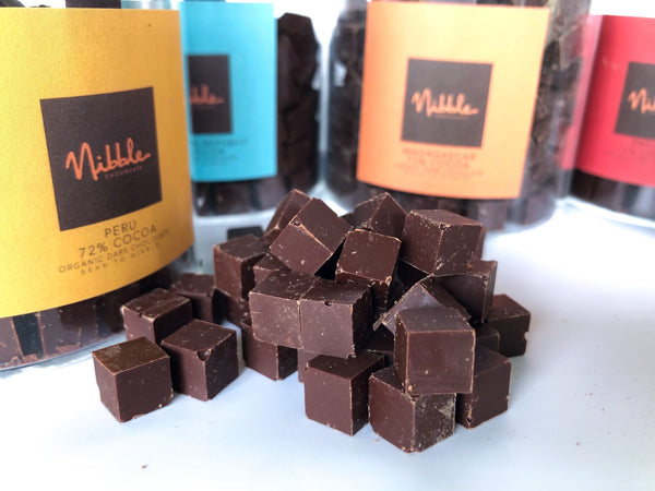 Organic Chocolate | Madagascar 72% Cocoa Nibblelitos